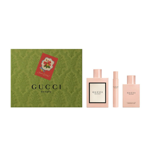 GUCCI Ladies Bloom Gift Set Fragrances - 3 Piece Gucci Bundle